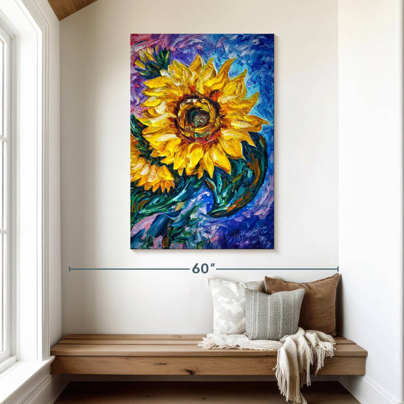 Harnek That Sunflower, 48" H x 32" W