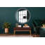 Huldar Glass Flat Wall Mirror