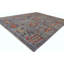 Aryana Hand-Knotted High-Quality Gray/Orange/Blue Area Rug