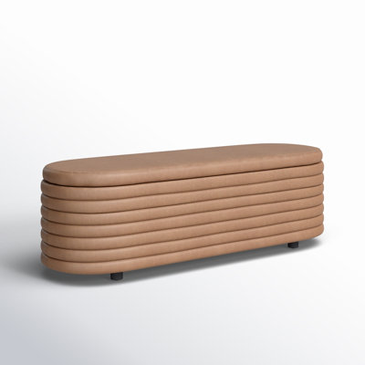 Delray Upholstered Flip Top Storage Bench