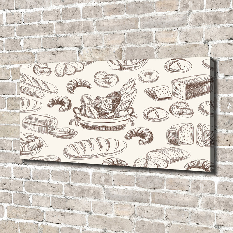 Bread - No Frame Print on Canvas