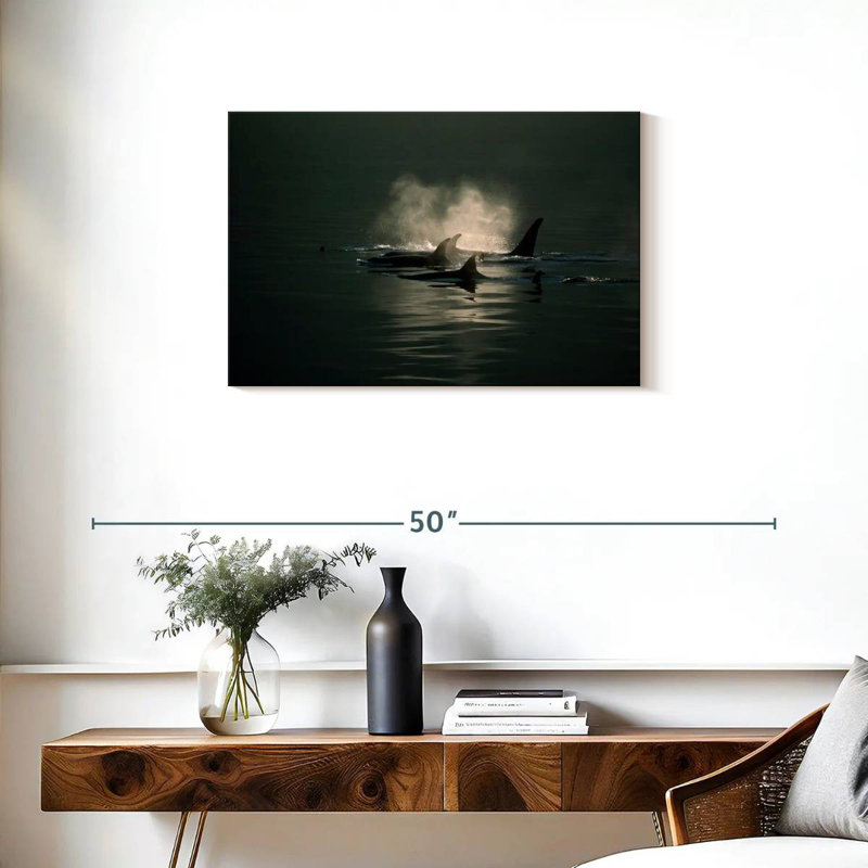Brampt Orca Whale Pod, 20" H x 30" W