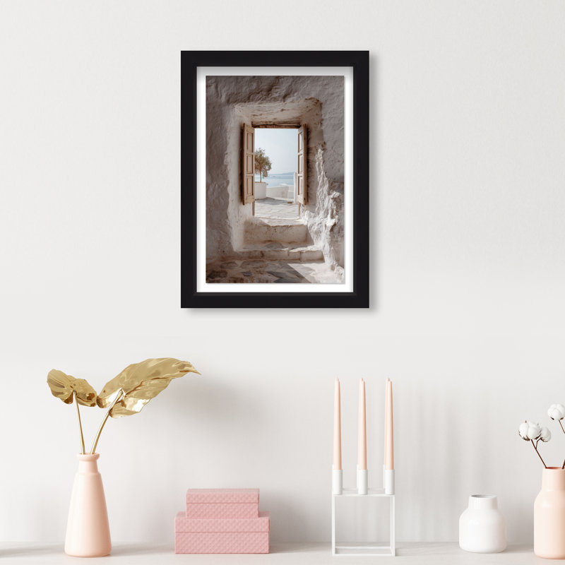 Mortar Meditation Print by Oliver Gal, 37.5"H x 25.5"W, Black Shadowbox