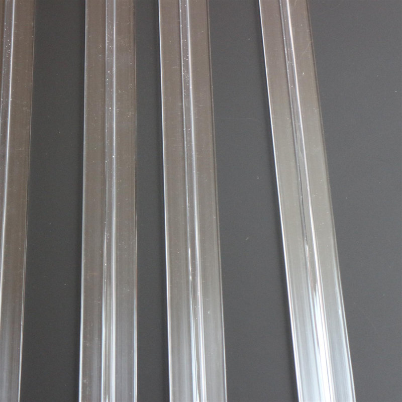 500mm Low Profile Flex hinges, Fexible Living Hinges, Plexiglass, Transparent, Continuous Acrylic Piano Hinges