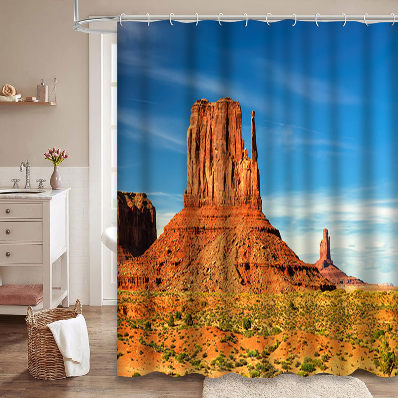 Rideau de douche Utah Arizona Grand Canyon Valley, L 72 po x l 84 po