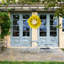 Couronne en forsythia fabriquée à la main 24 po pour porte d'entrée-1618358398