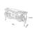 Solid Wood Entryway Accent Chest Sideboard-102427666