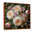 Toile avec cadre flottant brun
