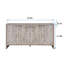 Buffet Farmhouse en bois avec portes pour le salon, le vestibule, le couloir, le bureau, la cuisine et la salle à manger-58683698