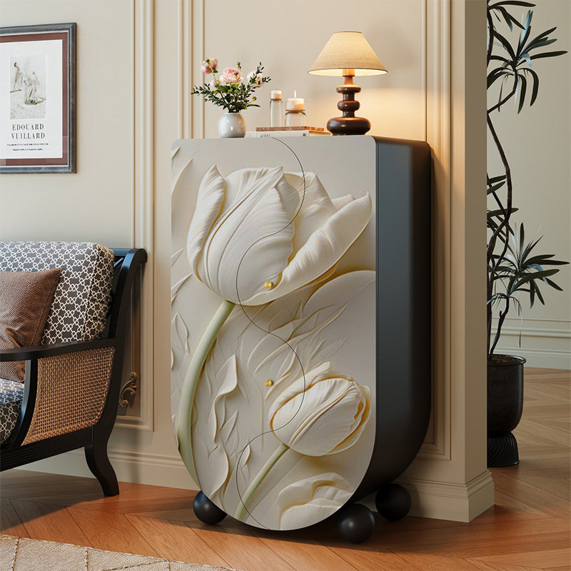 Commode florale luxueuse de style français