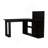 Writing Computer Desk, Five Open Shelves -Black-2103369602