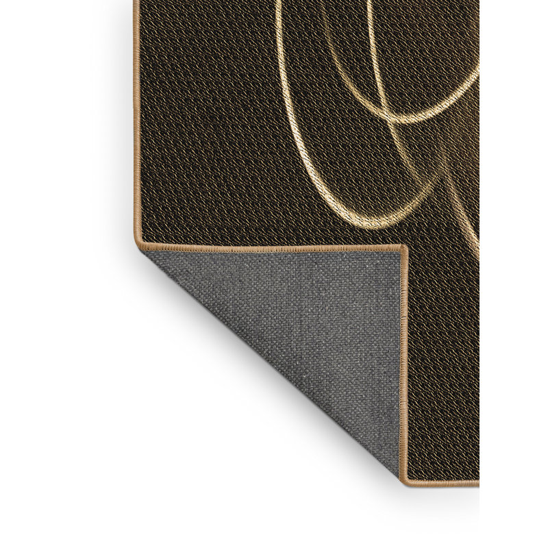 Tapis de la zone brune laine, Tapis de couloir 2 pi x 5 pi