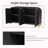 4-Door Curved Corner Design Wavy Door Panel Sideboard-1813665433