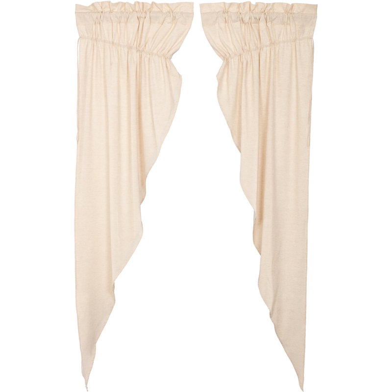 Paire de rideaux obscurcissant avec passe-tringle Chiana, Naturel