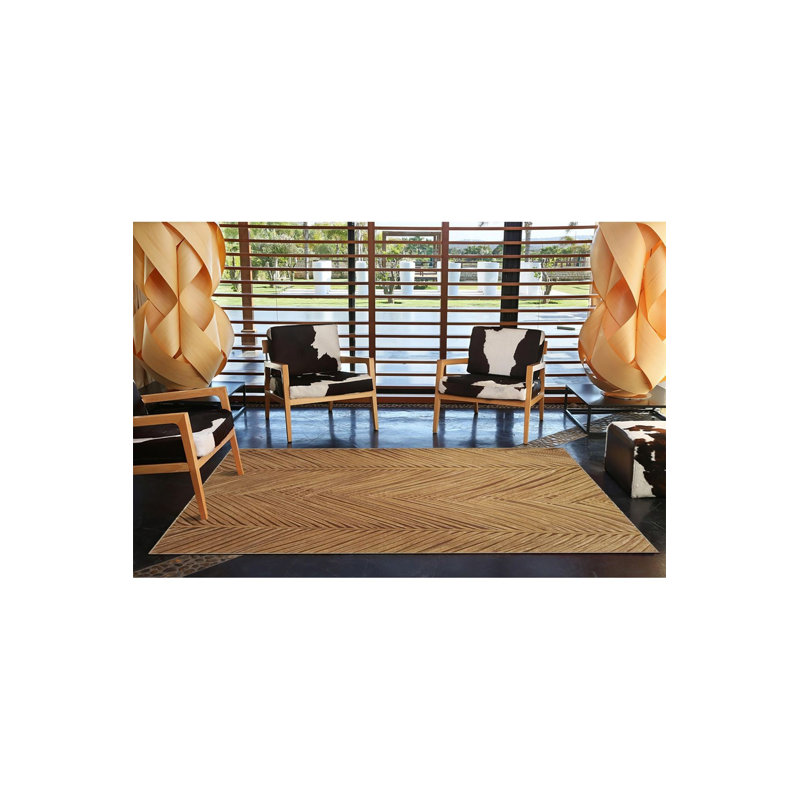 Tapis décoratif Dry Dry, Sous-tapis carré 3 pi 3 po inclus