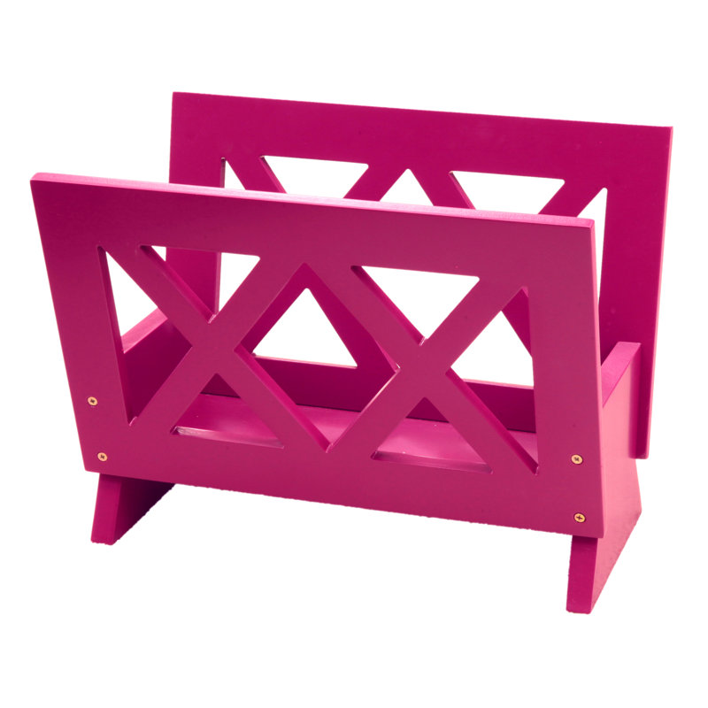 Porte-magazine contemporain, Mauve