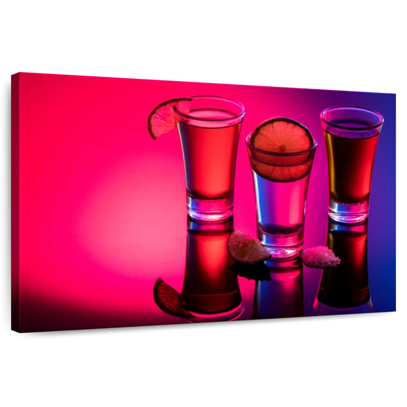 Yarlin Tequila Shots Reflection, 26" H x 39" W