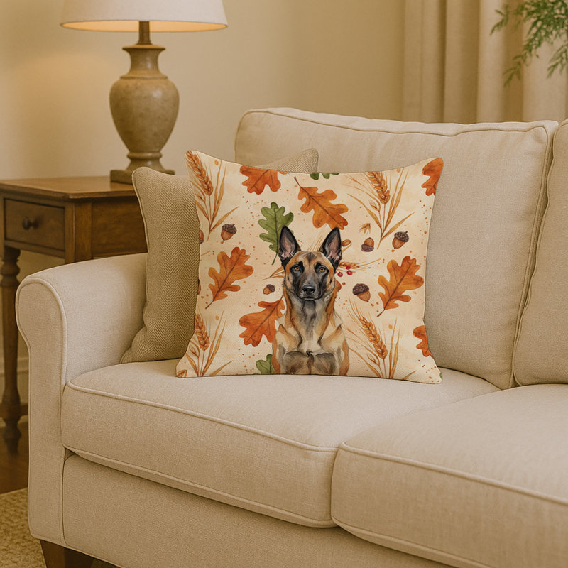 Coussin Belge, Malinois belge, Carré 14 po