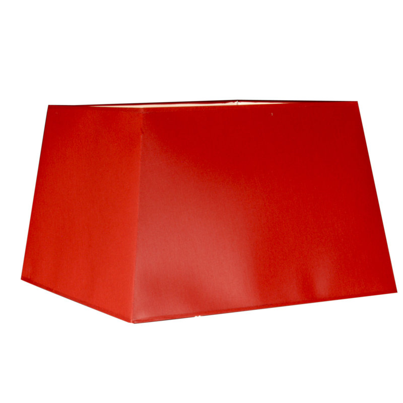 Renteria 30cm H Rectangle Lamp Shade, Red