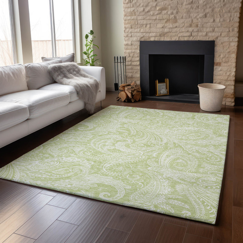 Tapis en aloès de qualité supérieure lavable à la machine Antonelli, Rectangle 2 pi 6 po x 3 pi 10 po
