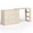 Extendable Makeup Vanity Desk With 6 Drawers-120142150