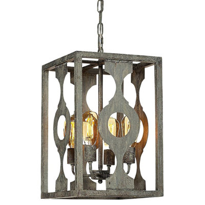 Balustrade 4 - Light Lantern Rectangle Pendant