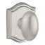 Ellipse Single Dummy Door Knob with Arch Rosette-21454590