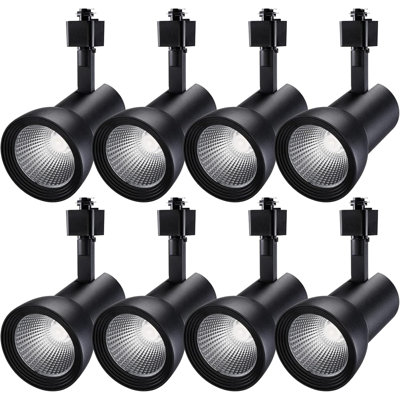 Dimmable Track Lighting Heads, Ceiling Spotlight H Type Track Head, Black