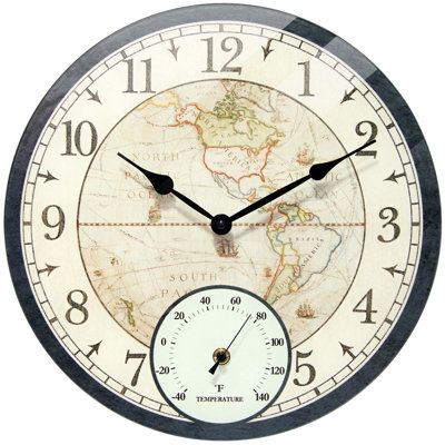 Orbis Black All Weather Clock