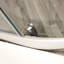 Cabine de douche encadrée en chrome