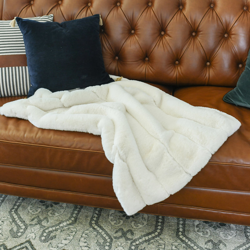 Faux Fur Posh Throw