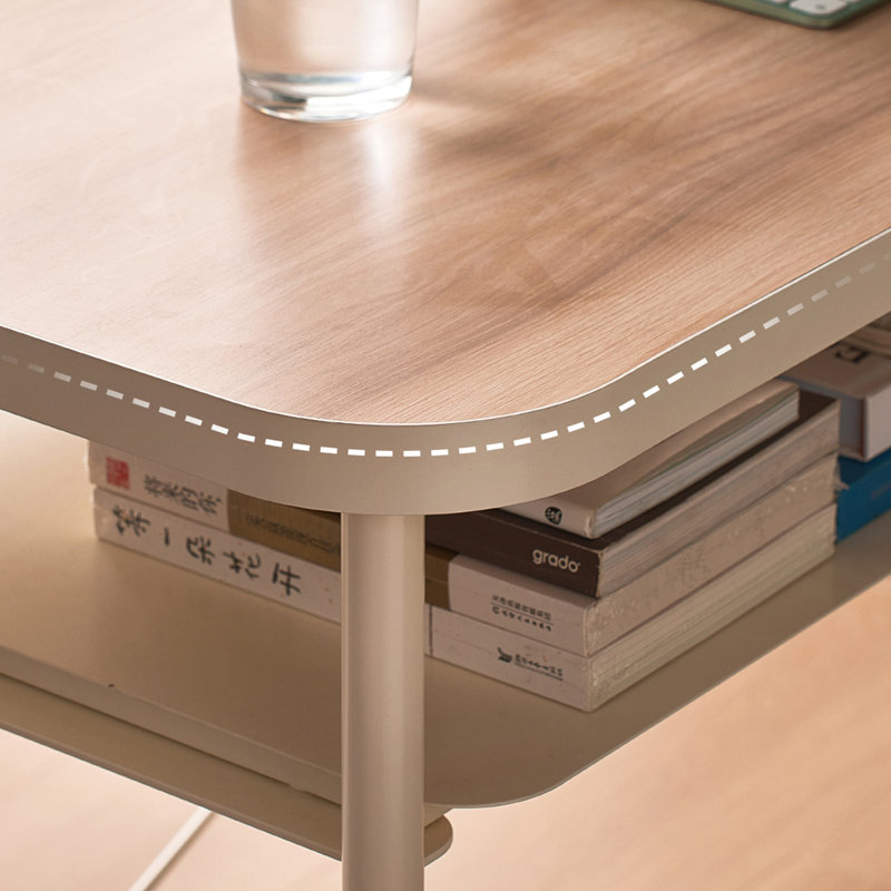 Simple Practical And Stable Double-layer Desk
