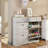 Shoe Storage Cabinet With 2 Drawers And 4 Flip Drawers, Freestanding Shoe Cabinet Organizer With Adjustable Shelf