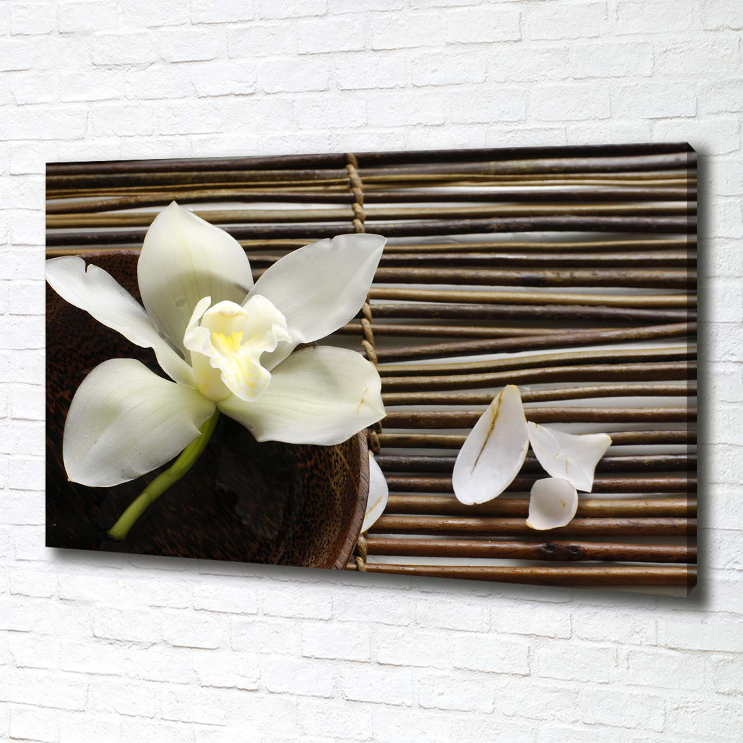 Orchidee - Kunstdrucke auf Leinwand - Wrapped Canvas