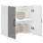 vidaXL Kitchen Wall Cabinet Engineered Wood-1187682824-1187682832