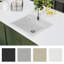 Belfry Kitchen Lenora 510mm W Single Bowl Stone Drop-In Kitchen Sink-81263737