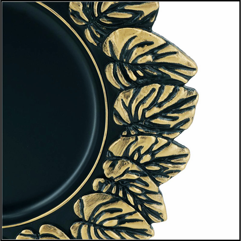 8 Pack Plastic Charger Plate, D14"