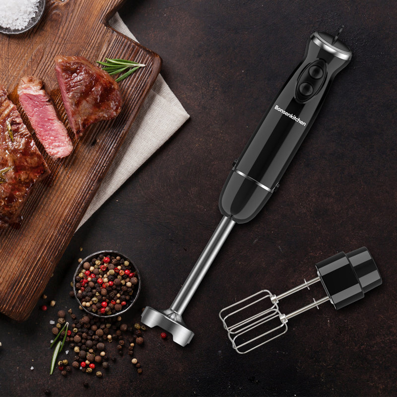 Bonsenkitchen 12 Speed Hand Immersion Blender