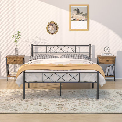 Kempst Steel Piece Bedroom Set