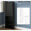 Bureau d'ordinateur mural pliable, bureau à domicile convertible | Idée de cadeau