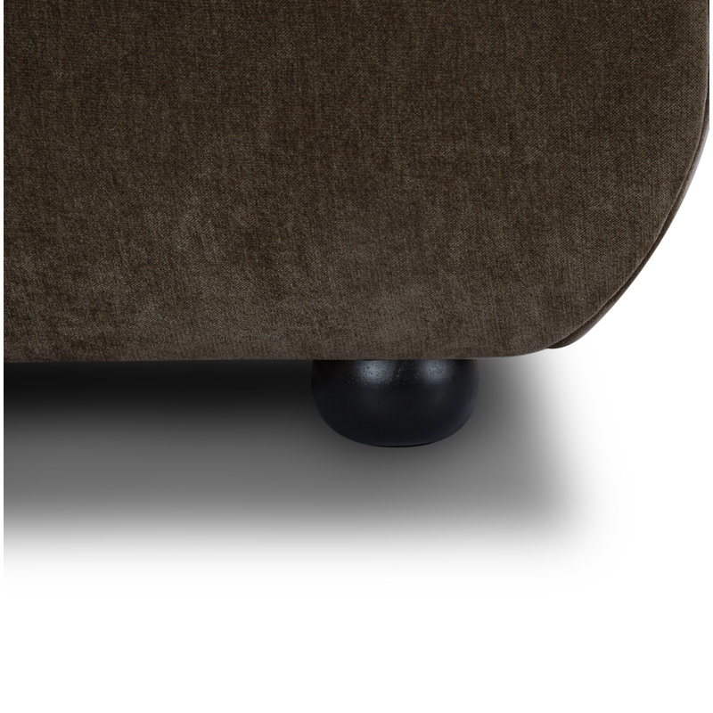Lit plateforme tapissier Reggie, Grand, Chenille performance vert olive