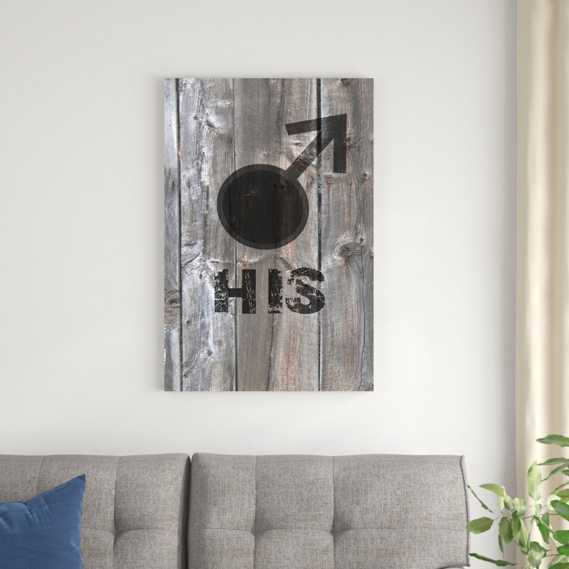 " His-N-Hers II " Painting Print, 36" H x 24" W x 1.25" D