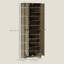 Garde-manger ferme 67 po, armoire de rangement autoportante avec tablettes réglables, armoire de rangement haute avec portes encastrées, gris vieilli-1155067306