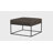 Homepop Large Square Metal Ottoman - Faux Leather-100484816-100484815