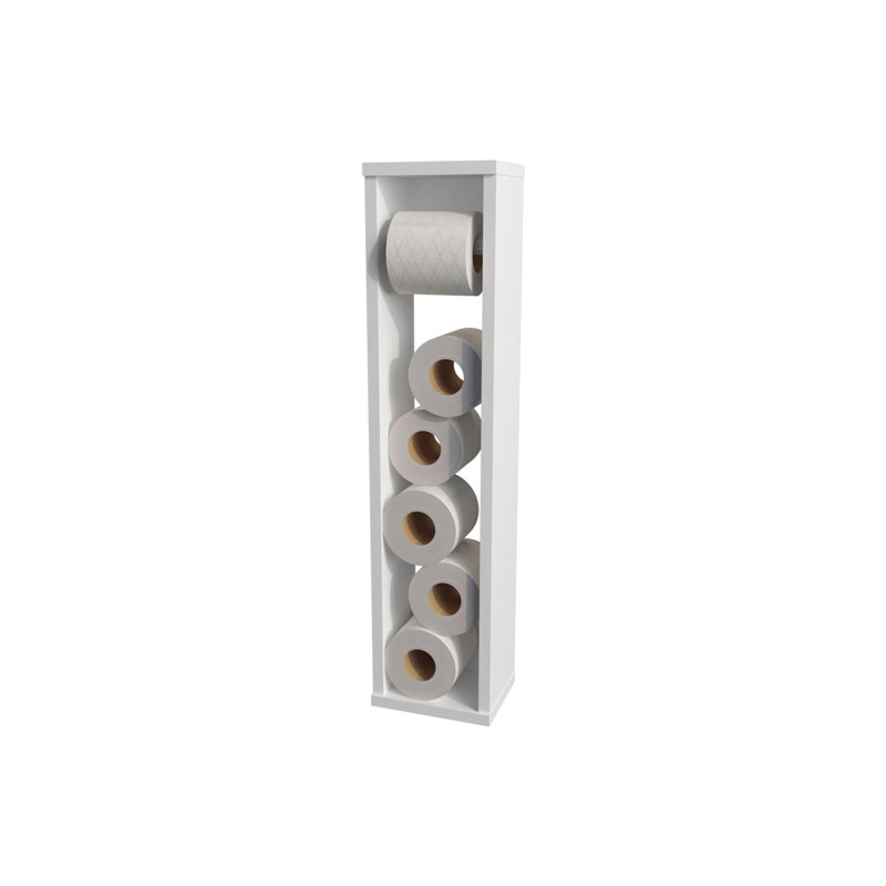 Porte-papier hygiénique, Blanc