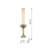 Glass Tabletop Candlestick-672832717