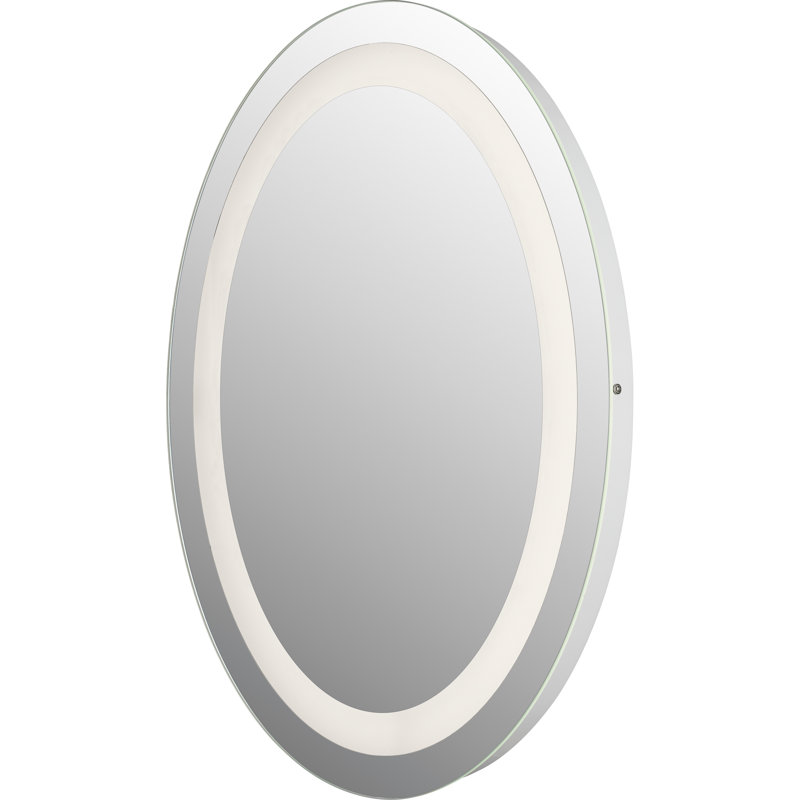 Miroir décoratif éclairé Zambrana, 22 po x 28 po