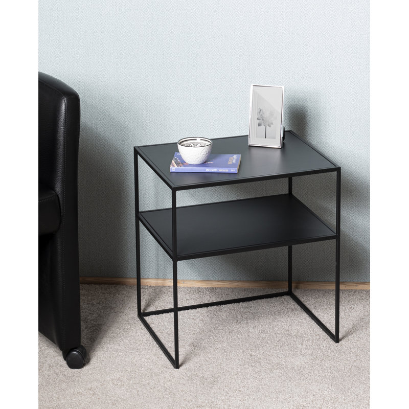 Rachida Side Table with Storage