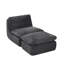 Fauteuil pivotant à compression complète avec velours côtelé, rotation douce à 360 degrés, courbe ergonomique, profondeur de 32,21 po, emballage de 35,17 po de hauteur, hauteur de peau, poids du colis de 76 lb
