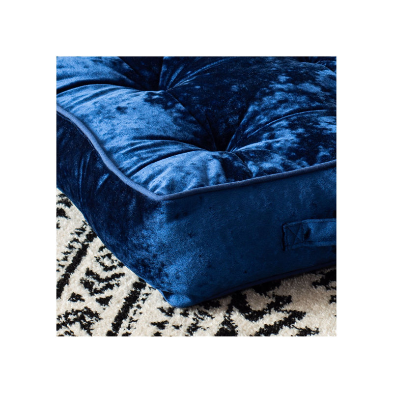 Primrose Floor Pillow, Navy